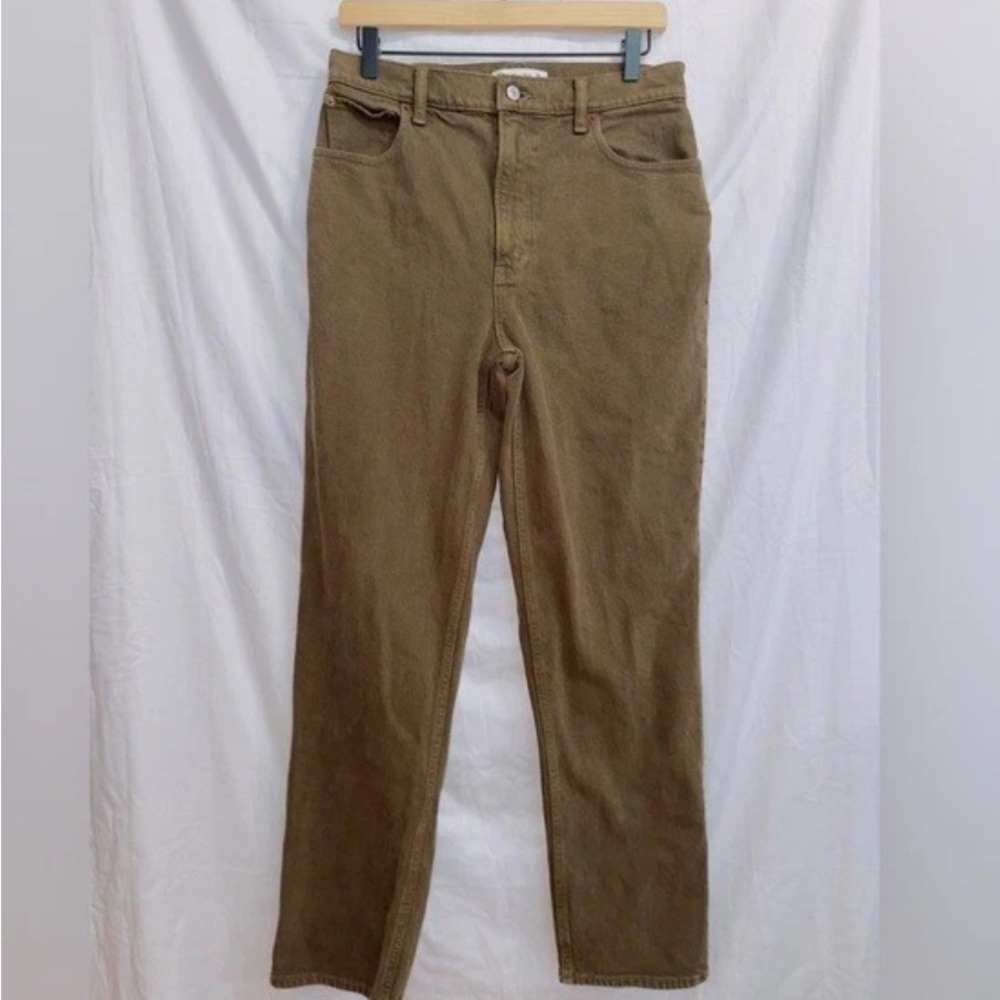 Abercrombie & Fitch Women's High Rise Brown Jeans